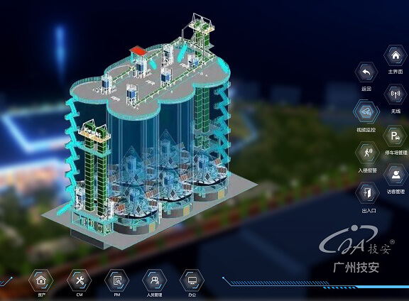 智慧園區(qū)BIM技術所構建的模型